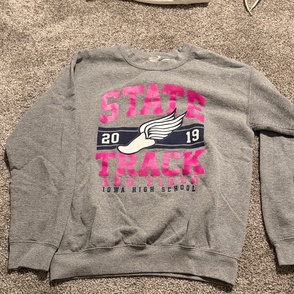 Gray State Track Sweatshirt